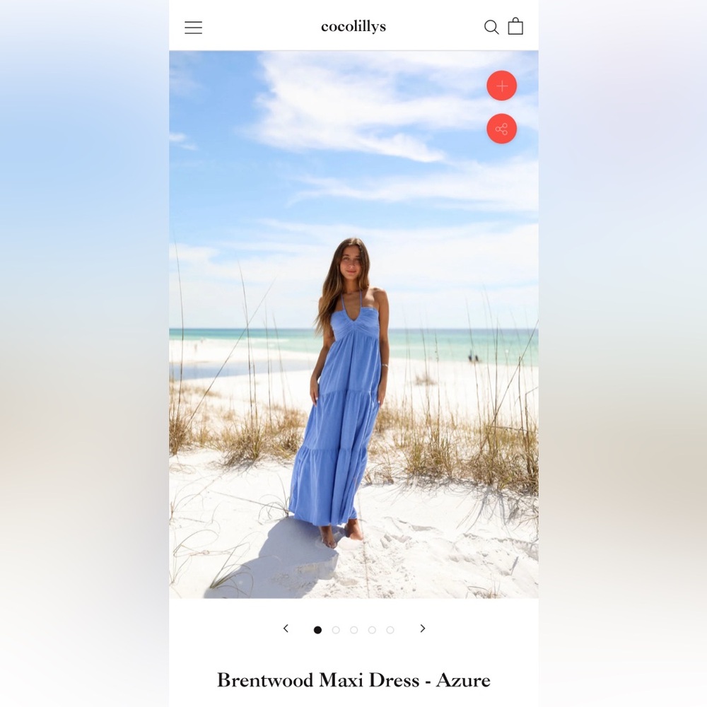 Cocolilly’s Blue Maxi Dress